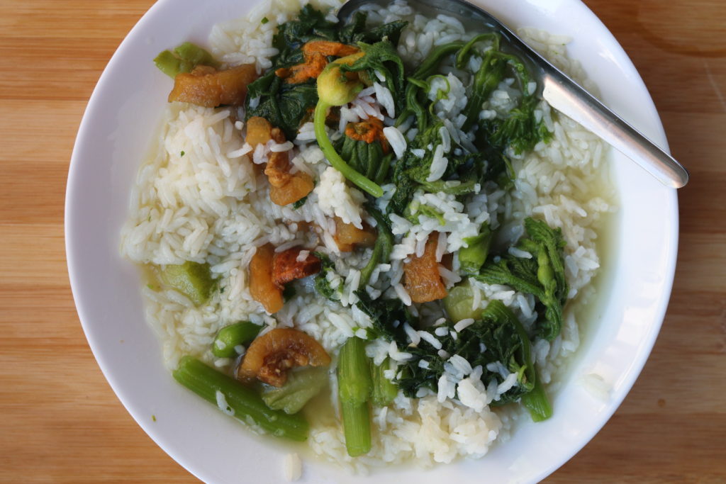 Hmong Ntsis Taub Hau (Squash blossom and shoots soup) C.HawjCreations