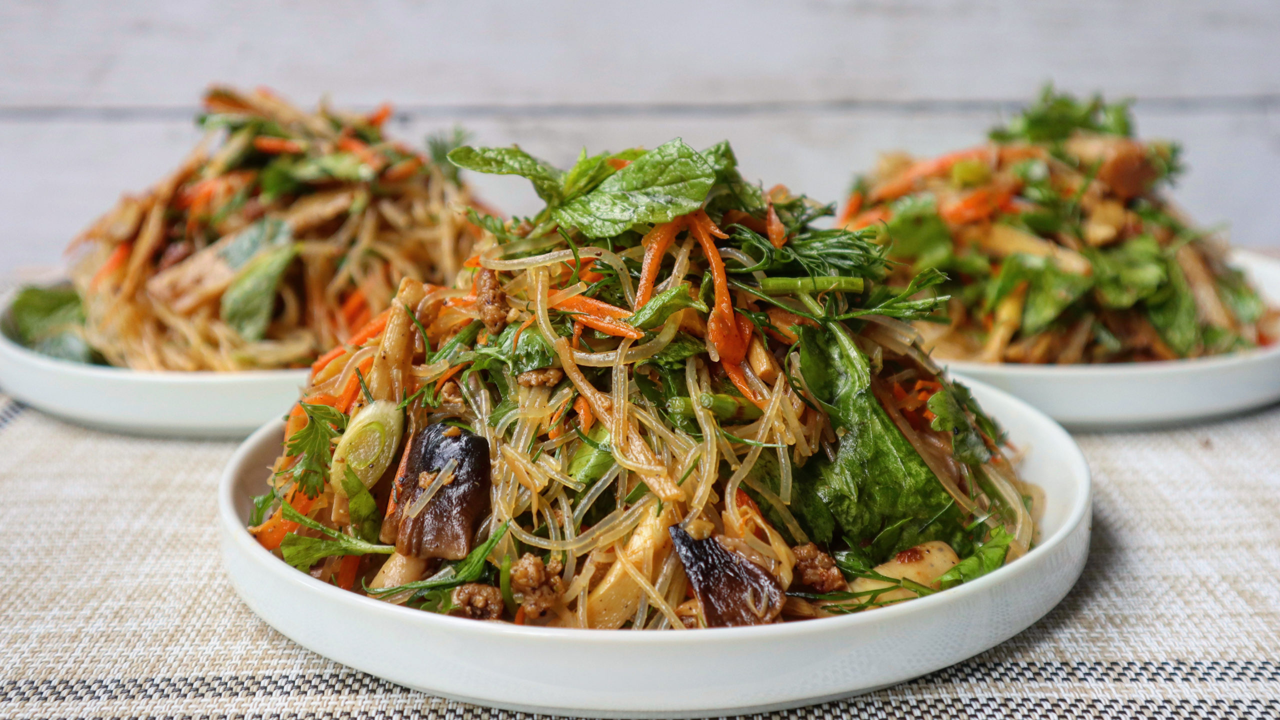 PLEEV CHOJ Hmong Style Bean Thread Noodle Dish C.HerCreations